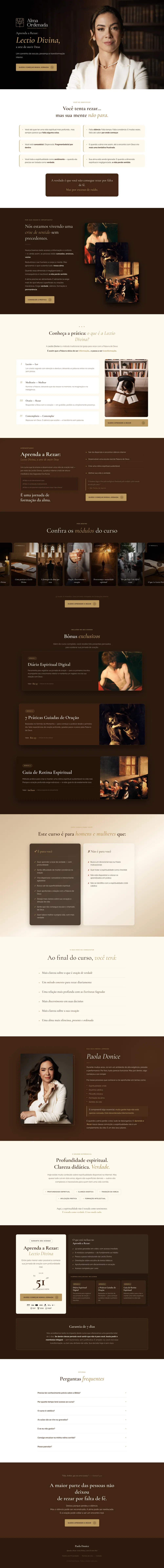 Aprender a Rezar: Sales page